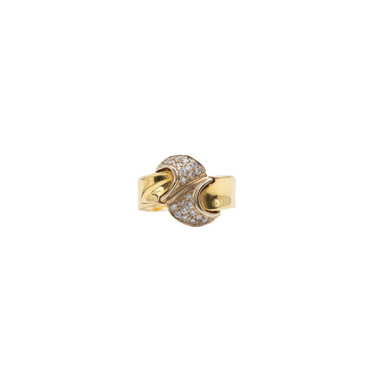 Anel em ouro e diamantes