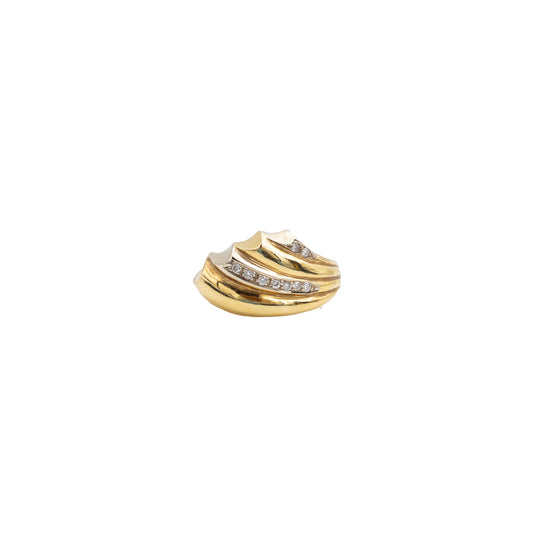 Anel em ouro e diamantes
